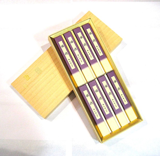 進物線香順徳短寸8入桐風紙箱