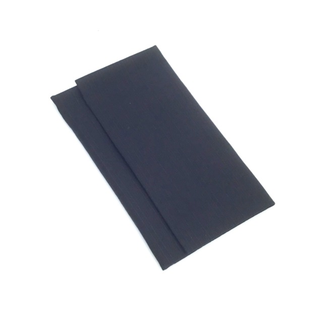 念珠袋　紬 大　黒